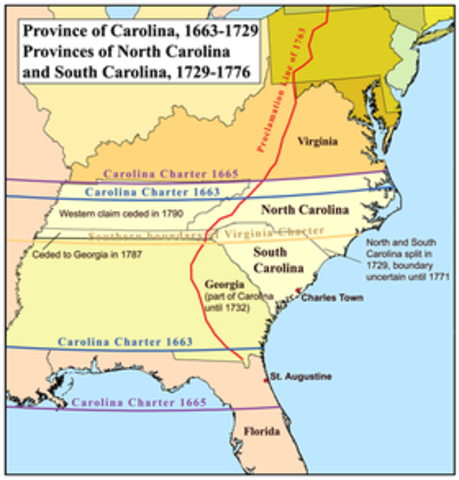 Carolina Colony Created