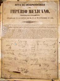 Acta de Independencia del Imperio Mexicano