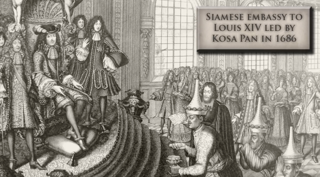 Thai power sent diplomatic missions to Paris and the Hague