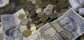 La peseta moneda única de España