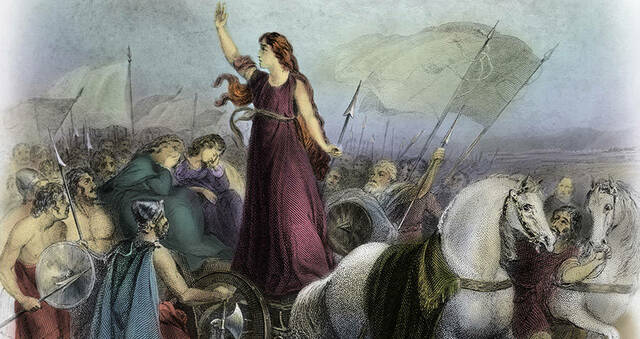 Boudicca fought against the romans