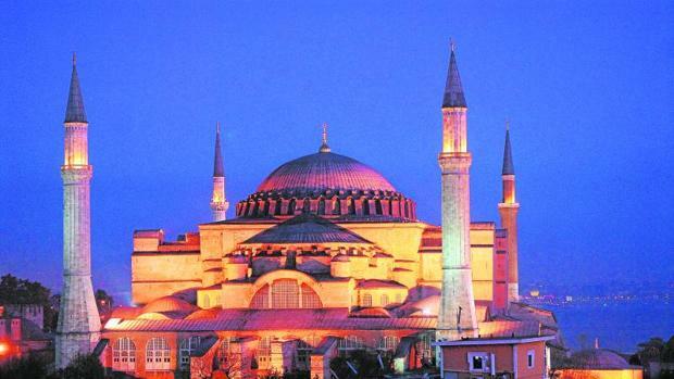 Fi de la construcció de santa Sofia