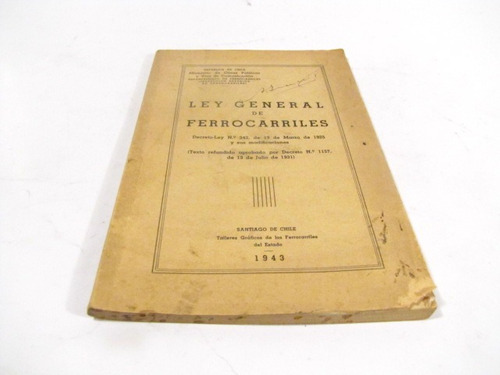 Ley General de Ferrocarriles