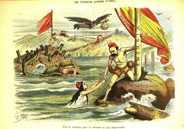 República del 74” (o república de orden) presidida por Serrano