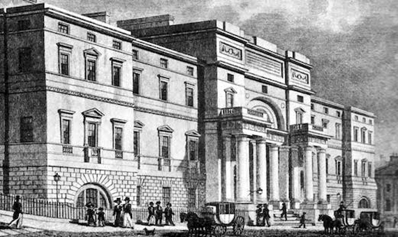 Estudio en Edimburgo de Darwin