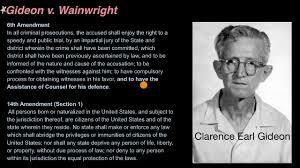 Gideon v. Wainwright