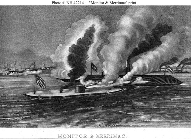 Battle of the "Monitor" and the "Merrimac"