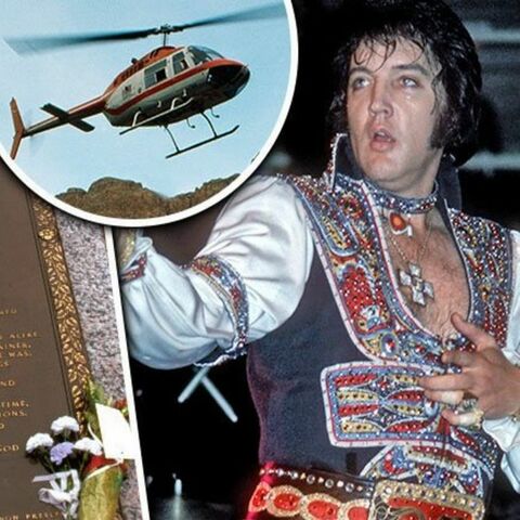 Some claim that a Helicopter landed in Graceland, hours before his death.