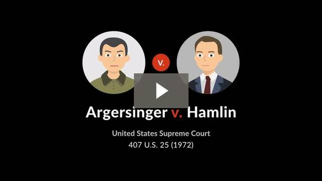 Agersinger v Hamilton