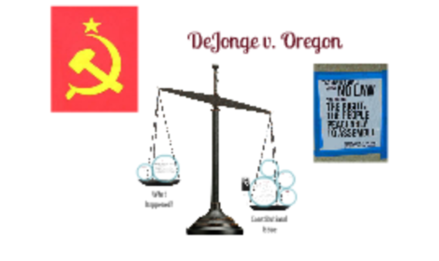 De Jonge v Oregon