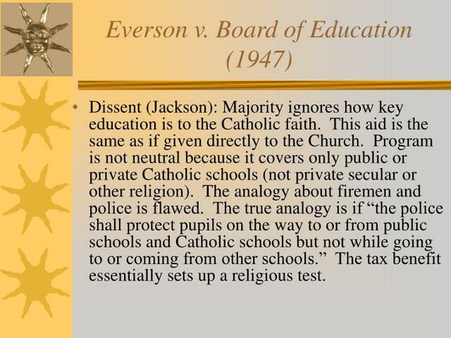 Emerson v Board of Education