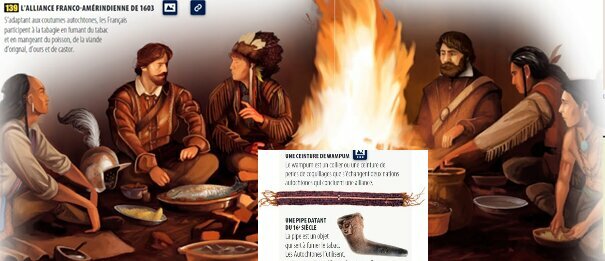 L’alliance franco-amérindienne en 1603