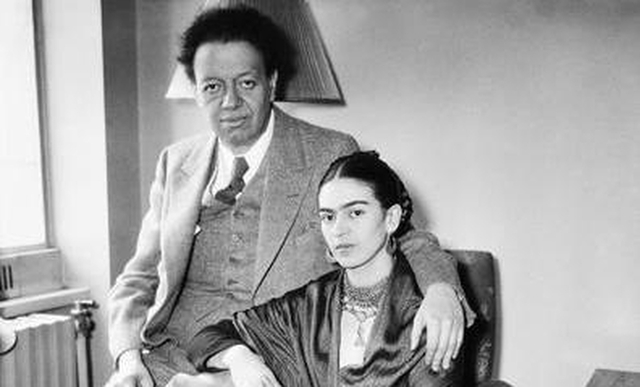 The reunion of Diego and Frida