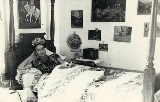 Frida has her first exhibition for herself and her art