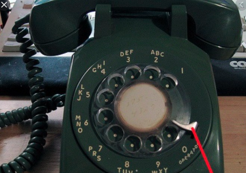 The First Rotary Dial Handset Telephone