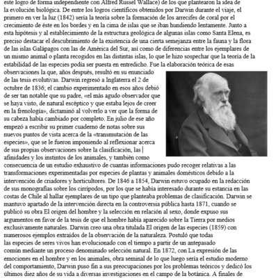 Timeline: Bibliografía de Darwin