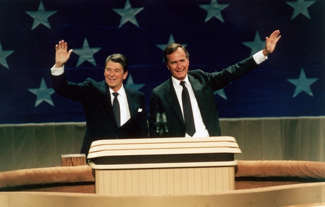 Announces Candidacy for President; Chooses George Bush as Vice President