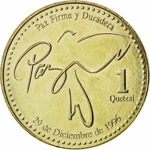 El quetzal como moneda