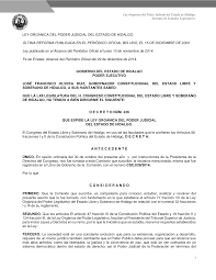 "DECRETO PARA ORGANIZAR JUZGADOS"