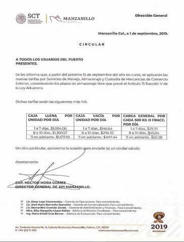 "CIRCULAR  PARA CONSERVACION Y SEGURIDAD DE ESCRIBANOS"