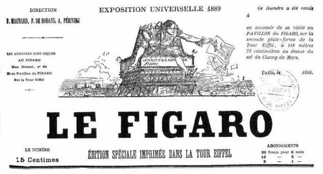 Historic milestone: May 6, 1889, opening of the World's Fair.