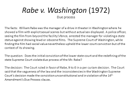 Rabe v. Washington