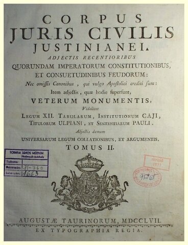 Justiniano publica texto legislativo