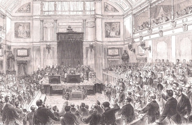 Proclamación de las Cortes del rey Amadeo I de Saboya.