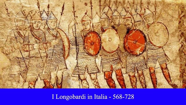 Italia divisa tra longobardi e bizantini