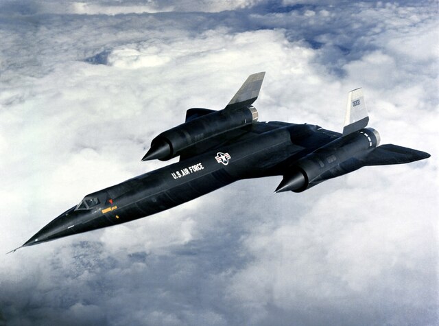 Lockheed A-12. - USAF (Fuerza aérea de los Estados Unidos).