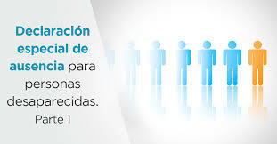 Ley Federal De Declaración Especial De Ausencia Para Personas Desaparecidas
