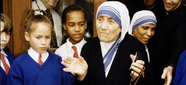Servicio en el colegio Santa María en Calcuta
