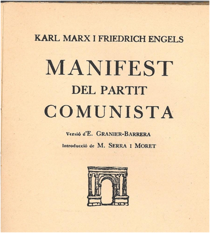 Manifiesto del partido comunista