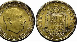 La peseta moneda única de España