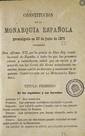 Constitución de 1876