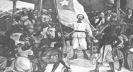 Grito de Yara (inicio de la primera guerra de independencia de Cuba). (Octubre)