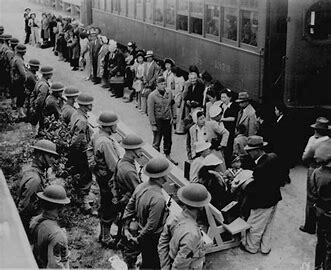 Relocation of Japanese Americans to camps