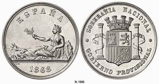 La Peseta Moneda Única de España.
