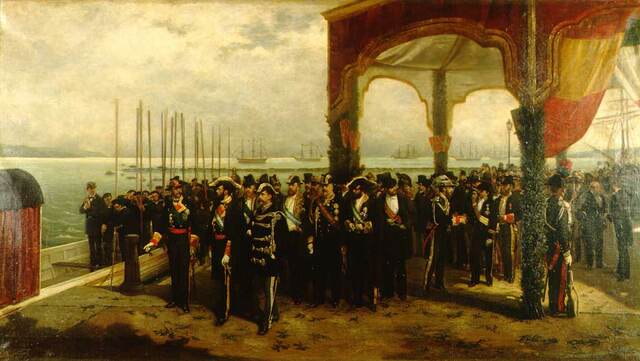 Llegada a Madrid de Amadeo I: Inicio del Reinado.