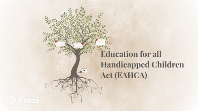 Education for All Handicapped Children Act (EAHCA)