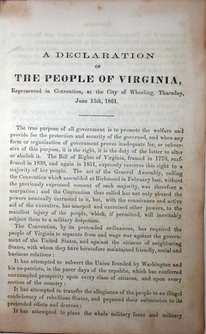 Declaración de Derechos formulada por los Representantes del Buen Pueblo de Virginia