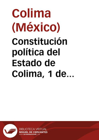 Constitución de Colima