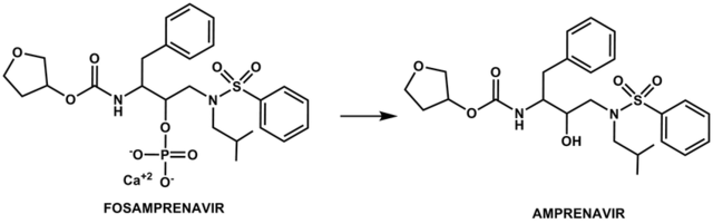 FOSAMPRENAVIR