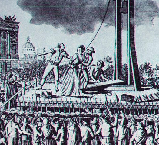 María Antonieta fue guillotinada