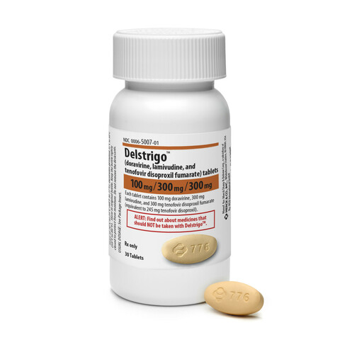 Doravirina/3TC/Fumarato de disoproxilo de tenofovir