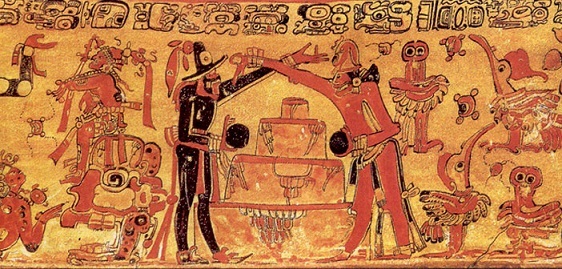 Teoría versión según los mayas