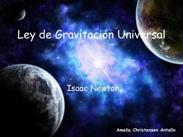 Gravitación Según Newton