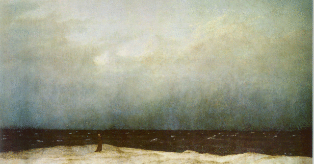 "Monje junto al mar" de D. FRIEDRICH