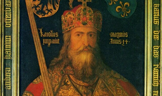 Karel de grote wordt tot keizer gekroond