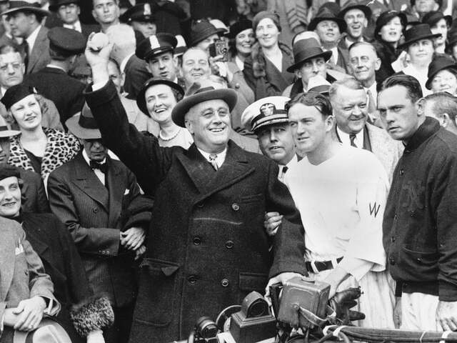 FDR es inaugurado. (ND)